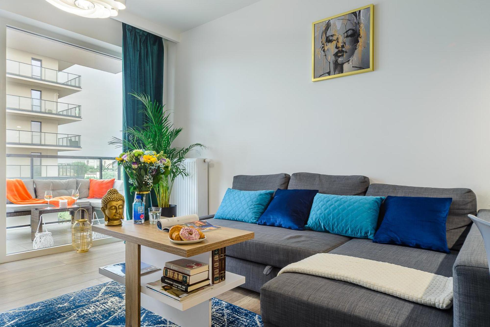 Lumina Stylish 3-Room Apart With Balcony Łódź Dış mekan fotoğraf